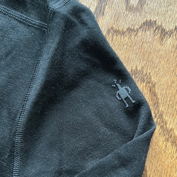 Smartwool Black Quarter-Zip Pullover - Picture 2 of 6